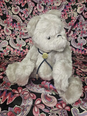 Wow! GRAMPS Gray Mohair 16'' BEAR CM BEARS  25/78 Old Grandpa Artist Bear VTG