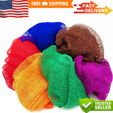 2PCS Bath Sponge African Net Sponge, Exfoliat...