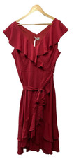 Grace Karin Women's 2024 Summer Wrap Midi Party Dress Casual Boho Red - Size XL