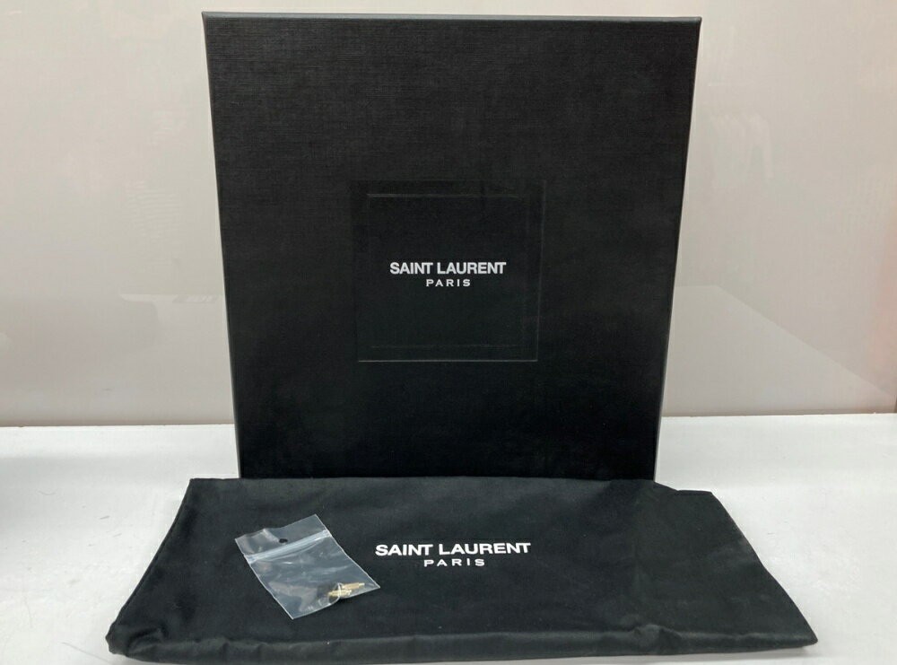 Saint Laurent Short Boots Shoes EU 36.5 US 6.5 Leather Black Authentic thumbnail 10