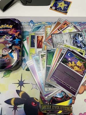 Pokémon Mega Evolution 3x Mini Tin + Bulk & Holos