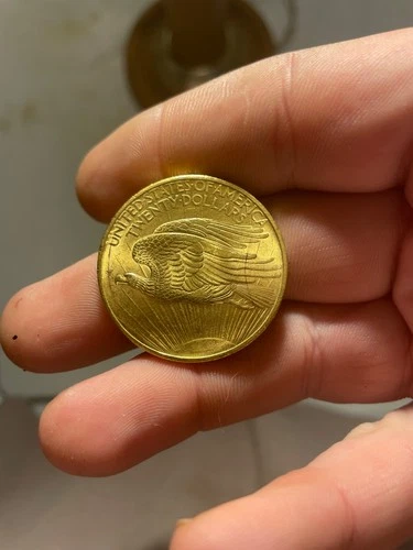 US Gold $20 Saint-Gaudens Double Eagle PCGS MS65 1908 No Motto Random Label