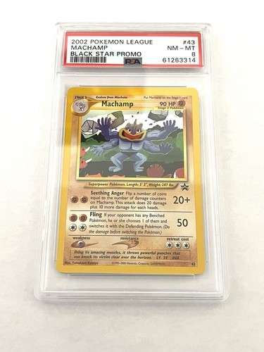Machamp graded PSA 8 for sale on eBay