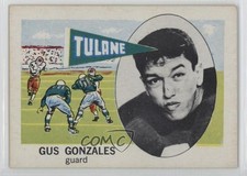1961 Nu-Cards Football Stars Gus Gonzales #133 06pp