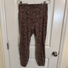 Halara UltraSculpt Leopard Print High Waisted Tummy Control Yoga Leggings Large