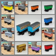 Wooden Railway Two Branch Line Passenger Coach Custom Made Thomas Train Tracks
