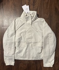 NEW Lululemon Always Effortless Jacket Stowable Hood Size 8 Light Ivory LTIV