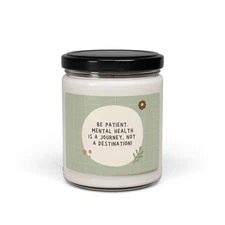 Mental Health Journey Scented Soy Candle | Mindfulness Gift, Relaxation Decor