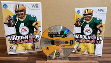 Madden NFL 09 All-Play Nintendo Wii Video Game with Manual Tested and Working