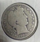 1900-O 50c Silver Barber Half Dollar Coin