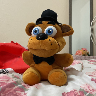 Five Nights at Freddy's Freddy Fazbear Brown Bear Plush Doll Top Hat Bow Tie