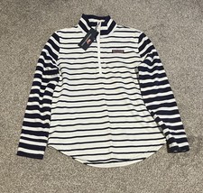 NWT VINEYARD VINES MILLIE STRIPED 1/2 ZIP UP PULLOVER DREAMCLOTH SHEP SHIRT