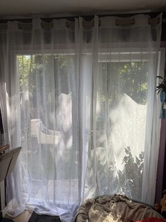 Eyelet Net Curtain 86” X 92” Drop