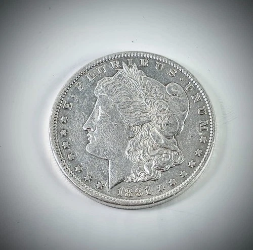 1891 $1 Morgan Silver Dollar AU