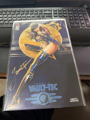   White Widow #5 Fallout Vault-Tec Variant Signed by Jamie Tyndall w/COA   
