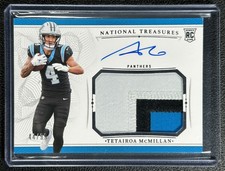 TETAIROA MCMILLAN 2025 NATIONAL TREASURES CROSSOVER ROOKIE PATCH AUTO RC 44/99