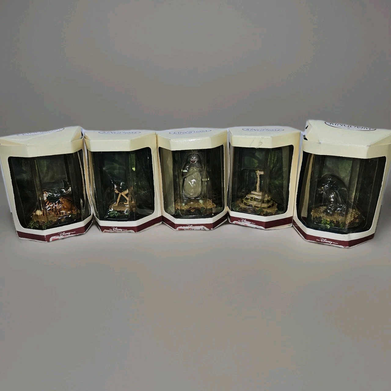 Disney Store Tiny Kingdon COMPLETE SET OF 6 Jungle Book Figures NIB
