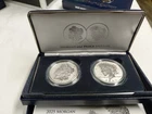 2025 Morgan and Peace Dollar Reverse Proof Two-Coin Set OGP COA .999 Silver