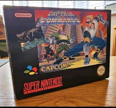 Captain Commando für SNES / Super Nintendo. Near Mint und Komplett. Selten.