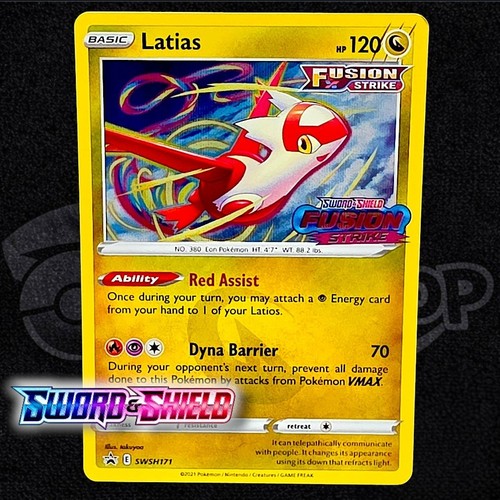 Latias (Prerelease) SWSH171 Sword & Shield Stamped Promo Pokemon TCG Holo NM