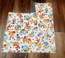 Vintage 1970 s Raggedy Ann Flannel Fabric