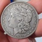 1894-O Morgan Silver Dollar VF key date vapq