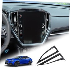 Center Console Air Outlet Cover Trim Compatible with Subaru WRX Carbon Fiber