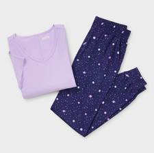 Duluth Women's Armachillo Cooling Sleep Set - Goodnight Moon