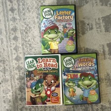 LeapFrog LeapPad Reading Game Cartridges Lot 4-7: Letter Factory 2 More