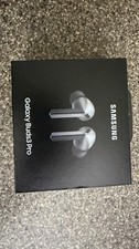 Samsung Galaxy Buds3 Pro Bluetooth Wireless Headphones Silver w/ ANC SM-R630
