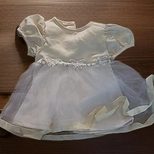 Vtg Brooke Lindsay 3-6 Mo Girls Butterfly Dress