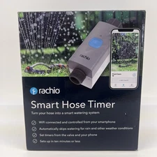 Rachio Smart Hose Timer with WiFi Hub for Outdoor Watering - New/OpenBox