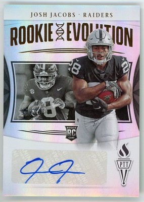 Josh Jacobs Rookie Evolution Auto /99 2019 Panini Passing The Torch RB