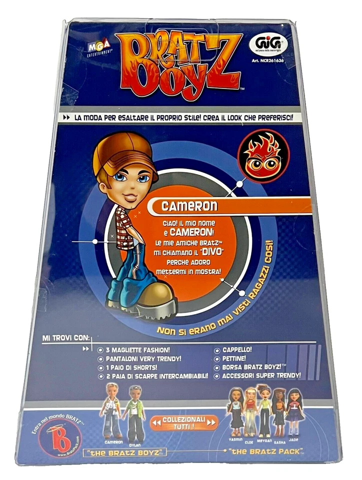 Bratz Boy "Cameron" MGA Entertainment/ Gig 2002 - Immagine 2 di 4