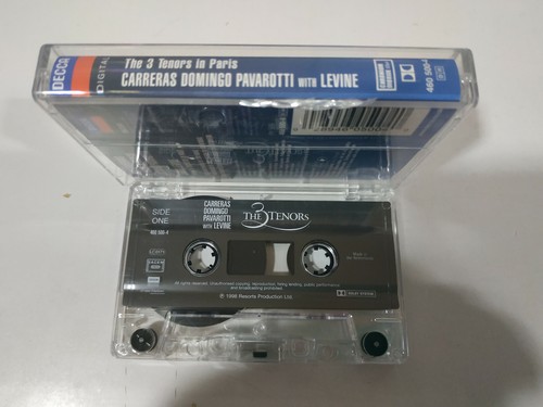 The 3 Tenors Carreras DOMINGO Pavarotti Levine - Tape Cassette - Picture 4 of 4