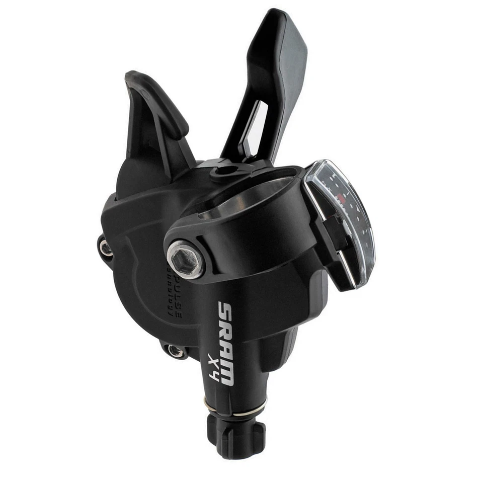 Front Left Shifter Trigger Black 3 Spd Derailleur MTB Sram X4 Bike Gear 2-Lever - Image 3 of 4