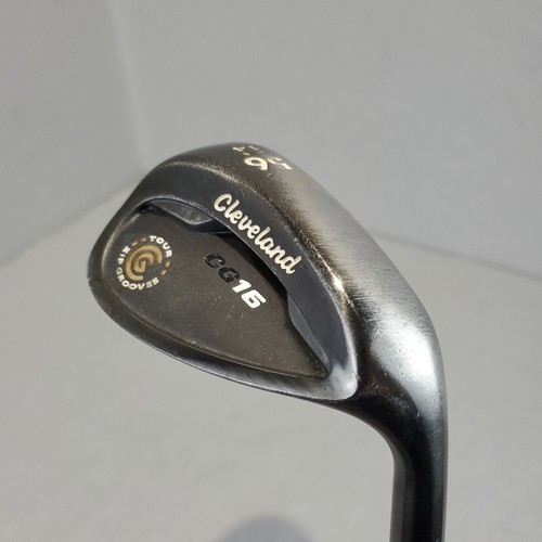 Cleveland CG16 Black Pearl 56* - 14 Sand Zeppa Uomo RH Acciaio Asta Zeppa Flex - Foto 1 di 5