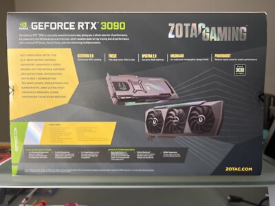 ZOTAC GeForce RTX3090 24GB　ジャンク品 Buy ZOTAC GAMING GeForce RTX 3090 Trinity 24GB GDDR6X