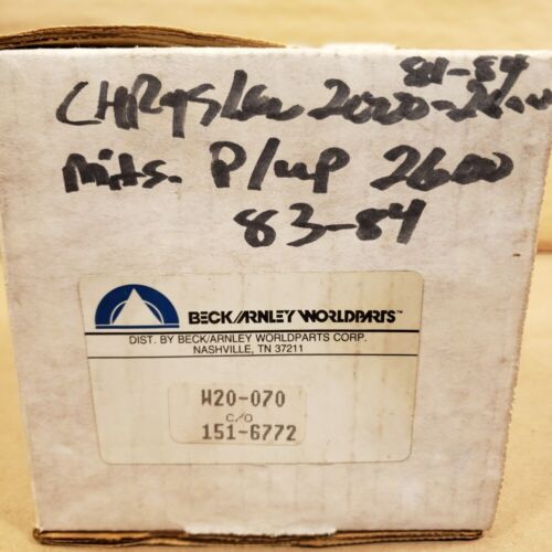 81-89 Plymouth Dodge Mitsb Beck Arnley 151-6772 Mechanical Fuel Pump 1335 NOS - Picture 2 of 17
