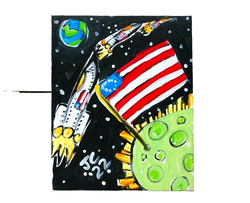 INVADER ART 4 SPACE PATCH, 2012 | eBay