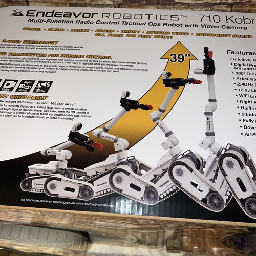 New Bright iRobot 710 Kobra Land Drone 1:3 R/C Tactical Ops Robot NEW IN BOX* - Picture 13 of 21