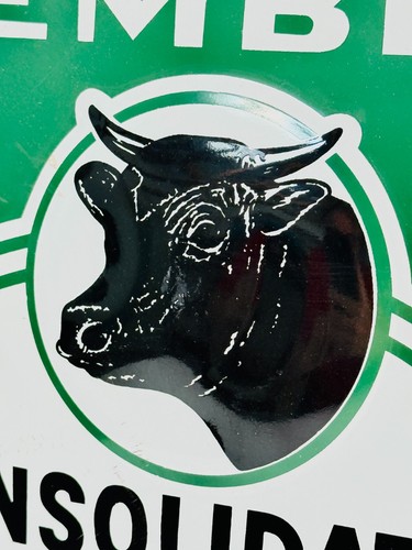 COOP CO-OPERATIVE Consolidated Breeders Cooperative Metal Sign - Picture 2 of 4
