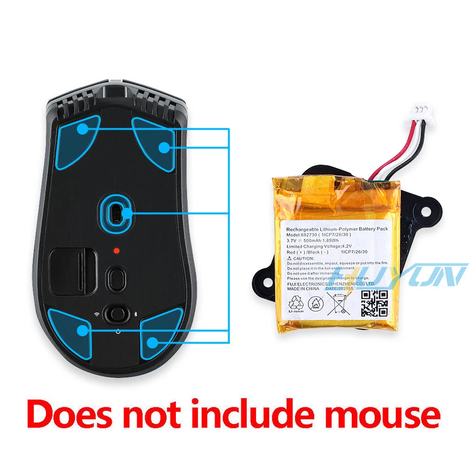Corsair Sabre RGB Pro Wireless Gaming Mouse - Mouse Battery Replacement - Image 4 of 4