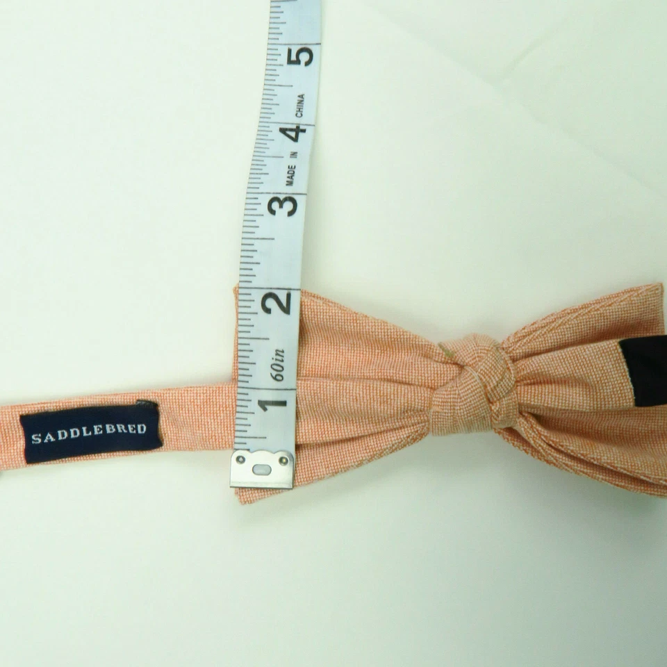 Pajarita Saddlebred para hombre 100 % algodón Foto 4 de 4