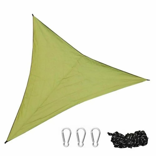 Sun Shade Sail Garden Patio Awning Canopy Waterproof UV Triangle Cover Outdoor - Picture 14 of 14
