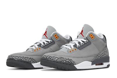 Nike Air Jordan 3 Mid Cool Grey 2021 Men's Retro Sneakers CT8532-012