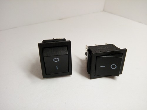 Lote de 2x Paquete KCD4 16A 250V AC 20A 125V Rocker Boat Interruptor de Alimentación 6 Pines 2 Posiciones - Imagen 8 de 12