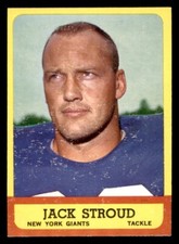 1963 Topps Football #53 Jack Stroud VG/EX *f1