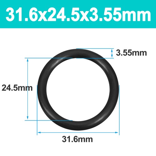 3.55mm Cross Section O-Rings NBR Nitrile Rubber 12 -412mm OD Oil Resistant Seals - Picture 45 of 171