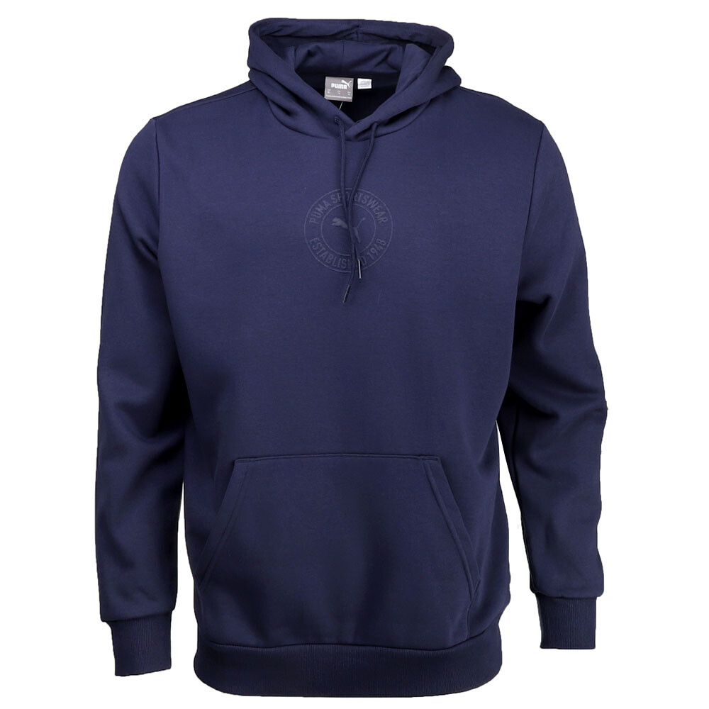 Спортивная одежда Puma в тон графической толстовке с капюшоном Мужская синяя повседневная верхняя одежда 68439006